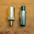 Brass and steel barrel adapters for grub screw attachment