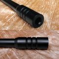 RAP4 Paintball Gun barrel with .177 BSA barrel insertd and assembled with muzzle break retainer, 2 views