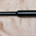 Two standard 12 inch Stealth barrels close-up, Top new style, Lower original type