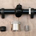 Deben Riflescope with original and new elevation turret, inner steel core and fitted indicator