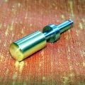 New Leupy style brass and steel Weihrauch 95 safety end view