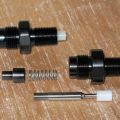 Replacement valves (SLV MK II) made by my friend Sean, Chemically blacked with facets for ease of attachment 
